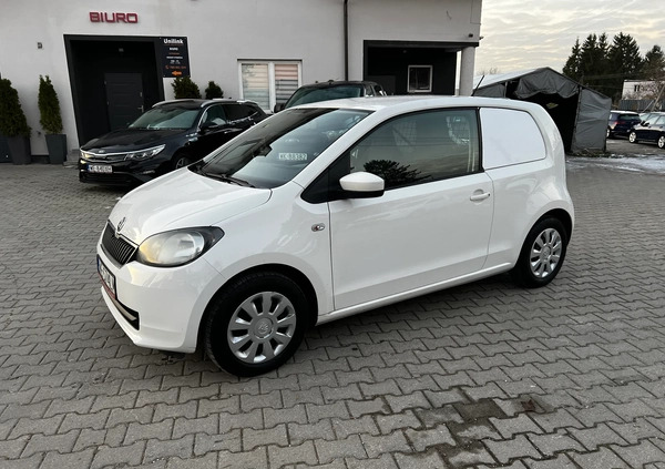 Skoda Citigo cena 21900 przebieg: 158756, rok produkcji 2015 z Sokółka małe 121